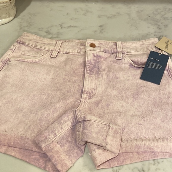 Universal thread new purple acid washed jean shorts new - Picture 3 of 5
